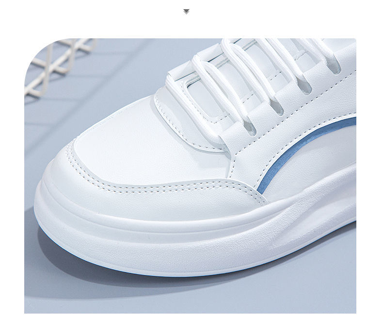 [Over 100,000 sold] Little White Shoes Female  New Korean Fashion Leather Sports Student Leisure Versatile Board Shoes Female Instagram Trend