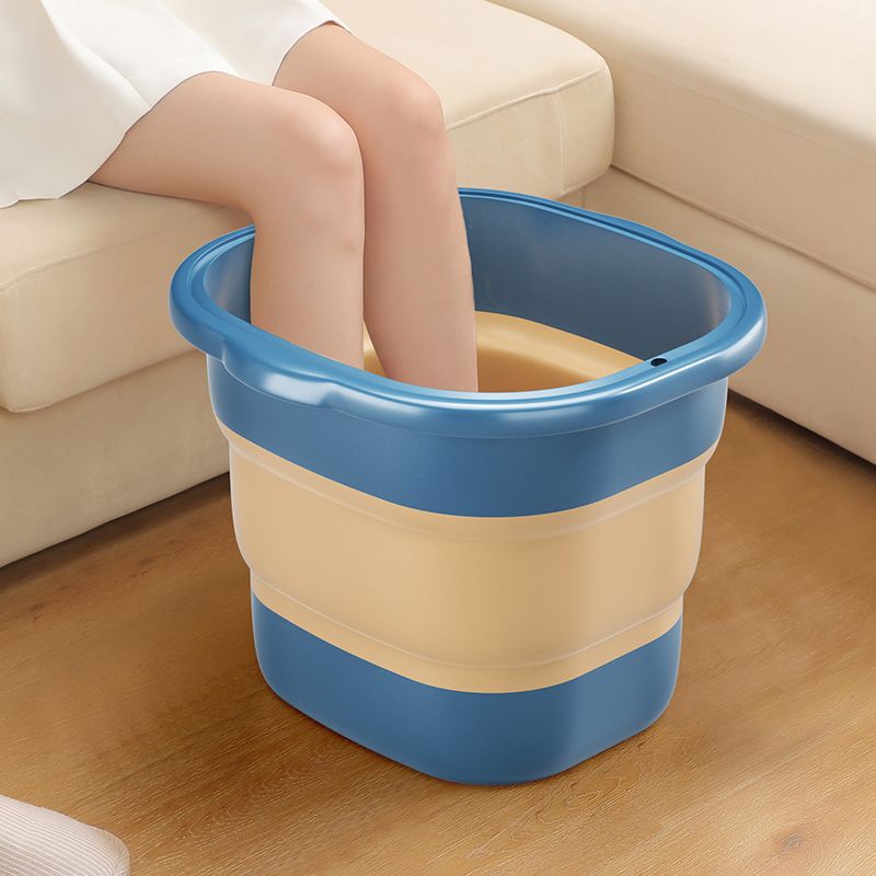 Foldable foot bucket with high height for home use. Foldable foot bucket for foot massage, foot bathtub, dormitory portable foot basin for health preservation