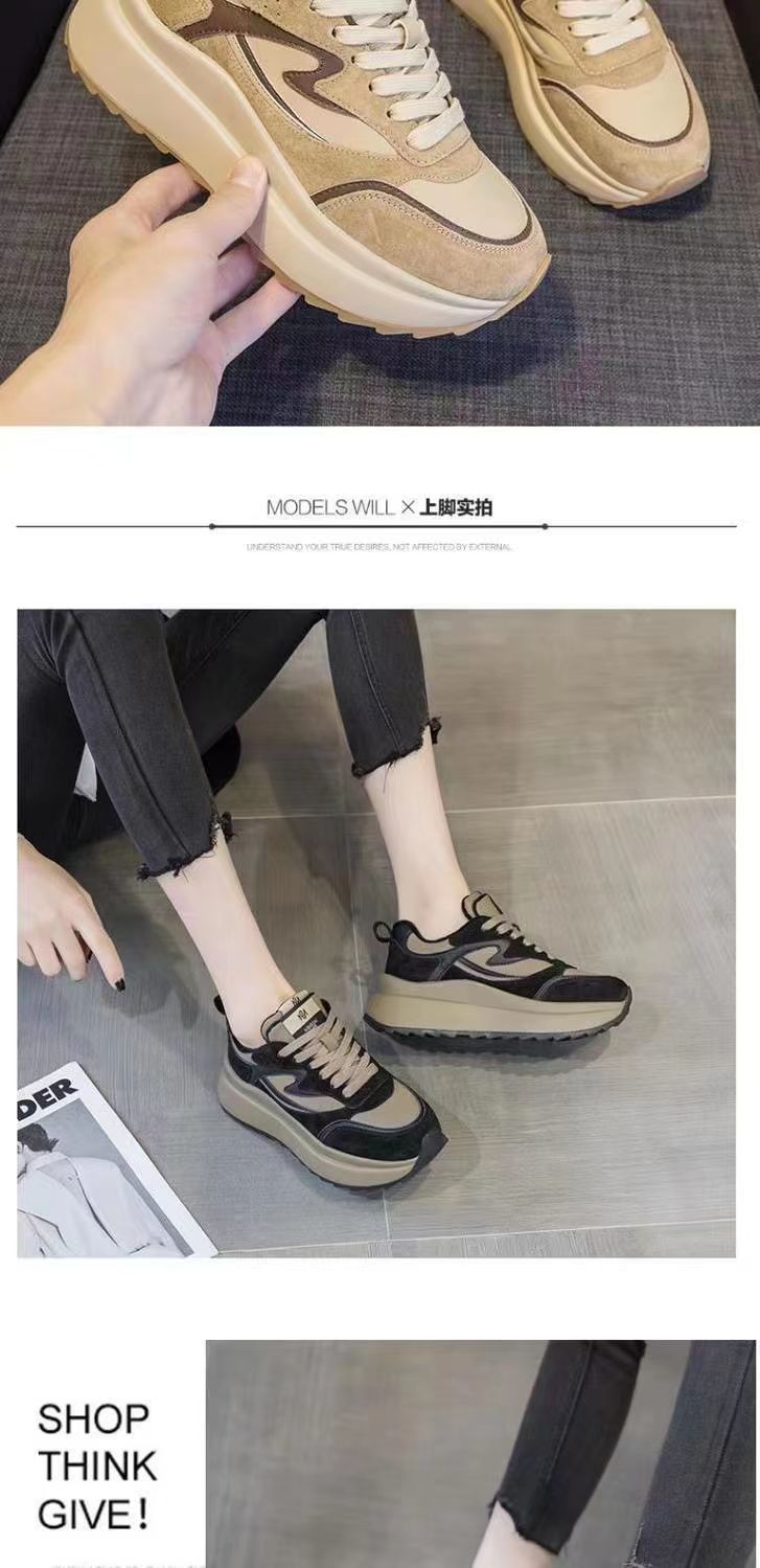 Show High Autumn/Winter New Forrest Gump Shoes Casual Sports Shoes Wear resistant Round Head Women's Shoes