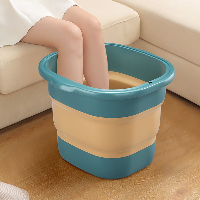 Foldable foot bucket with high height for home use. Foldable foot bucket for foot massage, foot bathtub, dormitory portable foot basin for health preservation