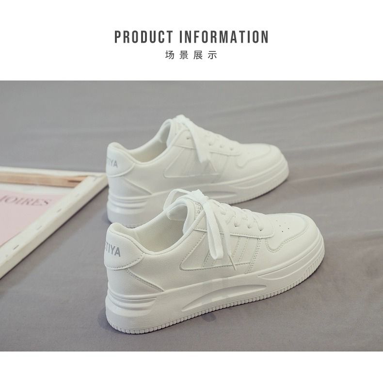 [Over 25,000 sold] Little White Shoes Women  Instagram Versatile Spring and Autumn Student Korean Edition Popular Soft Sole Casual Sports Board Shoes