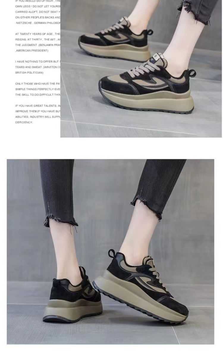 Show High Autumn/Winter New Forrest Gump Shoes Casual Sports Shoes Wear resistant Round Head Women's Shoes