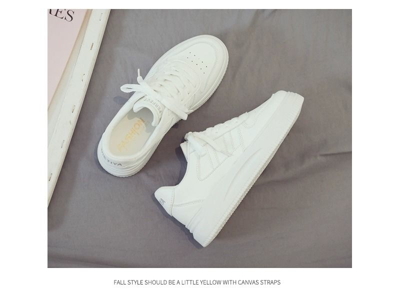 [Over 25,000 sold] Little White Shoes Women  Instagram Versatile Spring and Autumn Student Korean Edition Popular Soft Sole Casual Sports Board Shoes