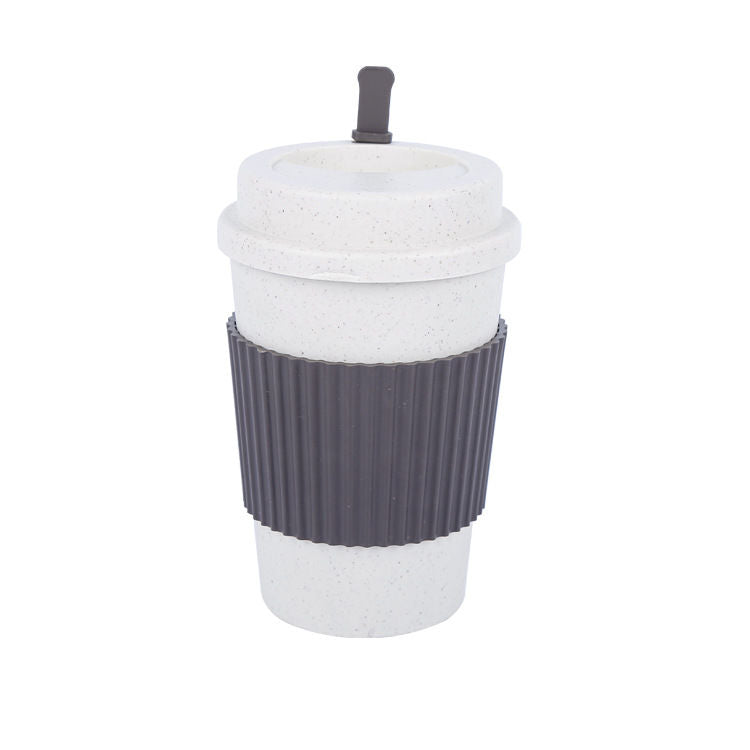 European style coffee cup with high aesthetic value, portable mug, student portable drinking cup, car mounted water cup with lid, beverage cup