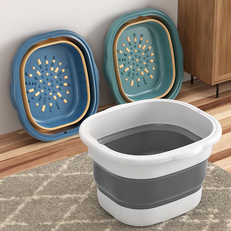 Foldable foot bucket with high height for home use. Foldable foot bucket for foot massage, foot bathtub, dormitory portable foot basin for health preservation