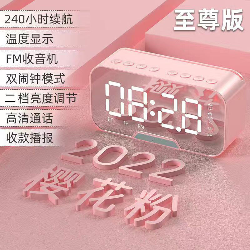 [Over 29,000 sold] Alarm, bluetooth speaker, time display