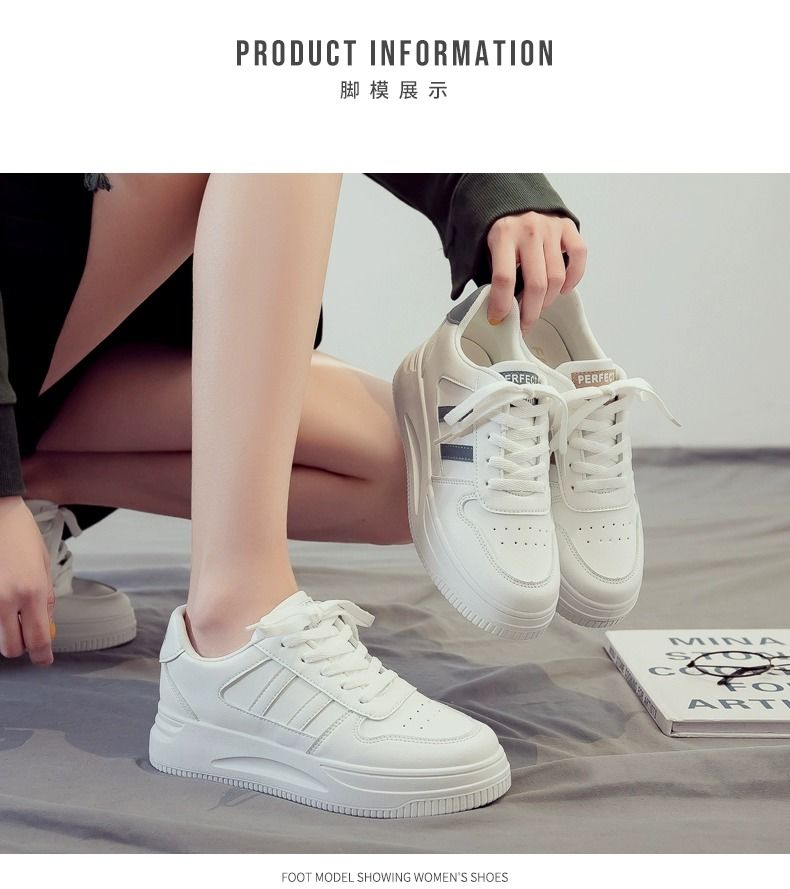 [Over 25,000 sold] Little White Shoes Women  Instagram Versatile Spring and Autumn Student Korean Edition Popular Soft Sole Casual Sports Board Shoes