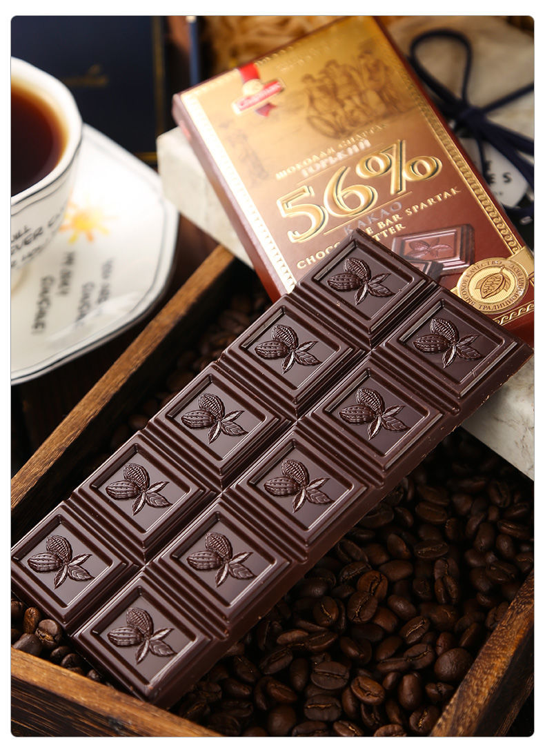 Russian dark chocolate 90%72%56% original imported cocoa butter candy fitness gift internet celebrity snack wholesale