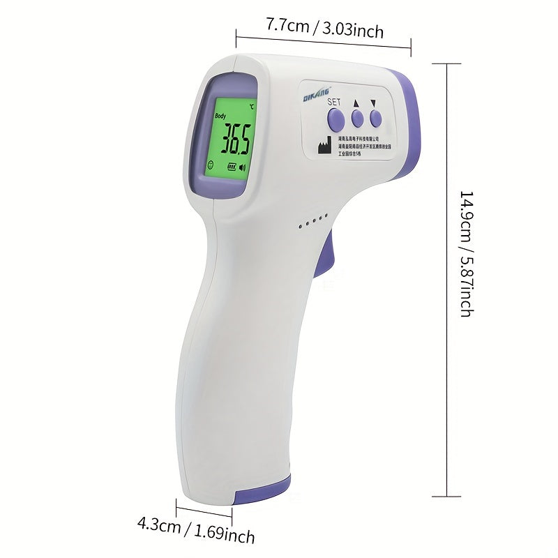 No-Touch Forehead Thermometer, Digital Infrared Thermometer For Adults And Kids, Touchless Baby Thermometer, Large LED Digits, Quiet Feedback, Non Contact