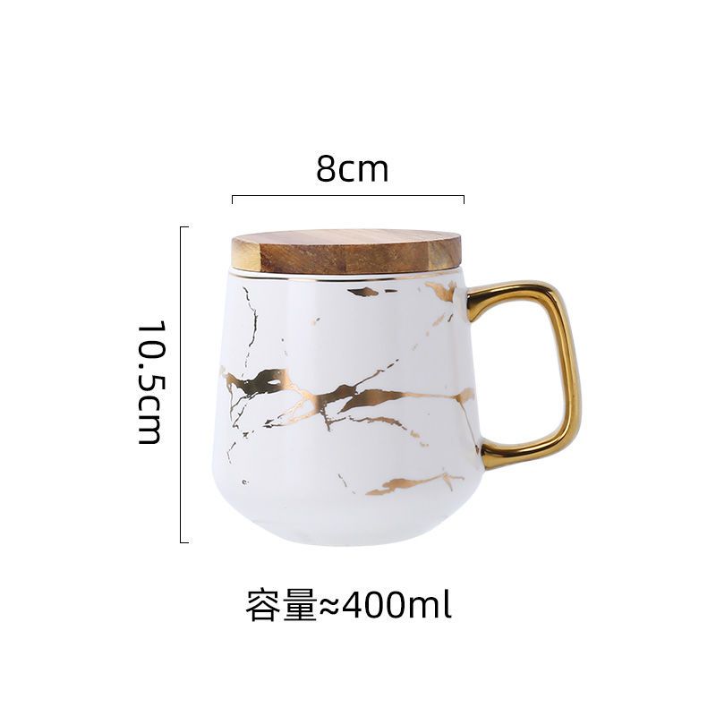 New Nordic Luxury Coffee Cup Instagram, High Temperature Resistant, High Aesthetic Value, High Grade, Personalized Couple Marble