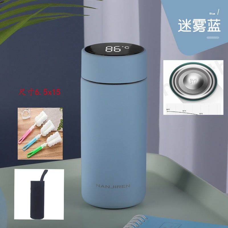 [Over 68,000 sold] Mini intelligent insulated cup for women, mini portable, small and compact for students, minimalist male water cup with temperature display