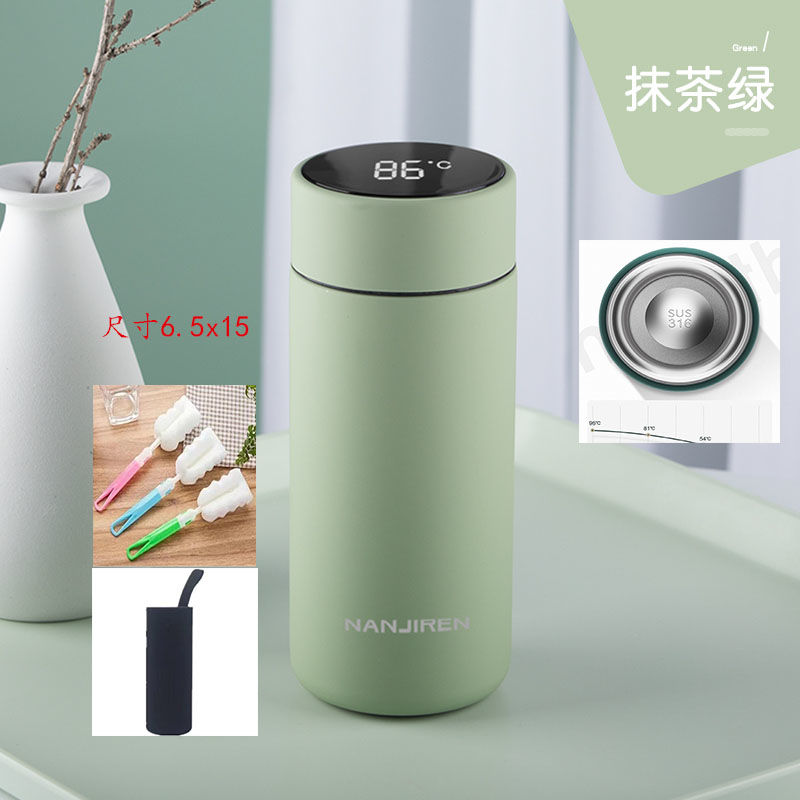 [Over 68,000 sold] Mini intelligent insulated cup for women, mini portable, small and compact for students, minimalist male water cup with temperature display